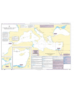 ADMIRALTY Maritime Security Chart Q6110 - Mediterranean Sea