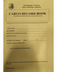 Cargo Record Book - For Ships Carrying Noxious Liquid Substances