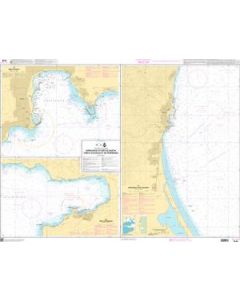 SHOM Chart 7436: Approches et Port de Bastia - Ports dAjaccio et de Propriano