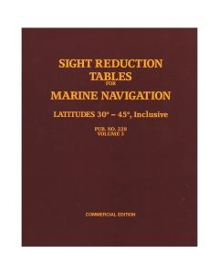 Sight Reduction Tables for Marine Navigation Vol. 3
