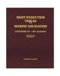 Sight Reduction Tables for Marine Navigation Vol. 4