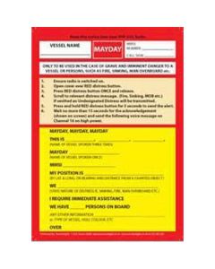 Mayday Procedure Card