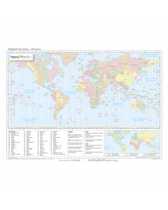 Standard Time Zones Map