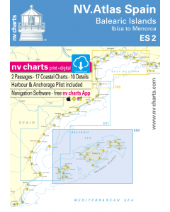 ES 2: NV.Atlas Spain - Balearic Islands (Ibiza to Menorca)