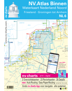 NL 6: NV.Atlas Binnen - Waterkaart Nederland Noord