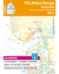 NO 3: NV.Atlas Norge - Sørlandet Øst (Kristiansand til Kragerø)