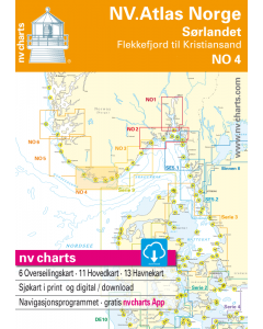 NO 4: NV.Atlas Norge - Sørlandet Vest (Flekkefjord til Kristiansand)