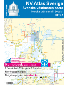 SE 5.1: NV.Atlas Sverige - Svenska västkusten norra (Norska grensen till Lysekil)