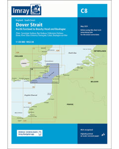 C8 Dover Strait - North Foreland to Beachy Head and Boulogne (Imray Chart)