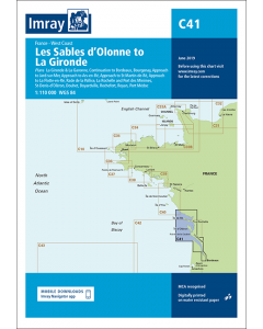 C41 Les Sables d'Olonne to La Gironde (Imray Chart)