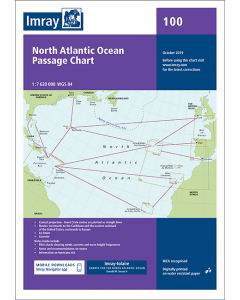 100 North Atlantic Ocean Passage Chart (Imray Chart)