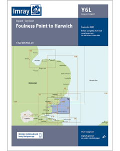 Laminated Y6 Suffolk and Essex Coasts (Imray Chart)