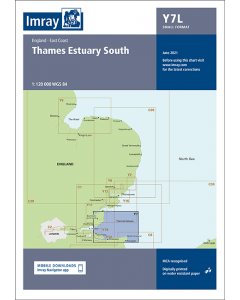 Laminated Y7 Thames Estuary South (Imray Chart)