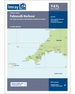 Laminated Y47 Falmouth Harbour (Imray Chart)