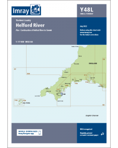 Laminated Y48 Helford River (Imray Chart)