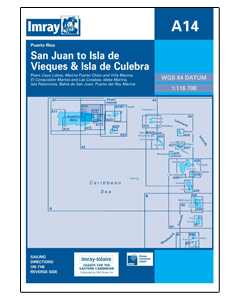 A14 San Juan to Isla de Vieques and Isla de Culebra (Imray Chart)