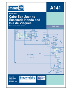 A141 Cabo San Juan to Ensenada Honda and Isla de Vieques (Imray Chart)