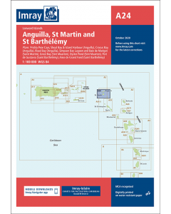 A24 Anguilla, St Martin and St Barthélémy (Imray Chart)