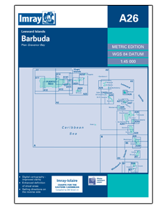 A26 Barbuda - Southwest Coast (Imray Chart)