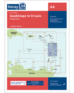 A4 Guadeloupe to St Lucia (Imray Chart)