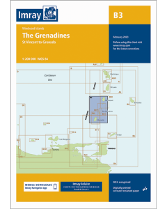 B3 The Grenadines - St Vincent to Grenada (Imray Chart)