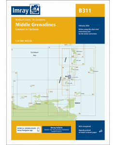 B311 Middle Grenadines (Imray Chart)