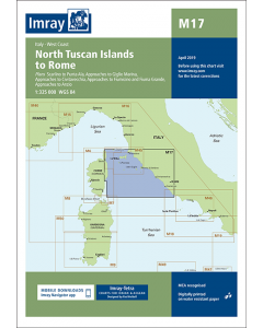 M17 North Tuscan Islands to Rome (Imray Chart)