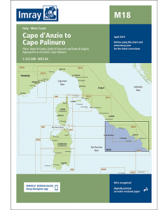 M18 Capo d'Anzio to Capo Palinuro (Imray Chart)