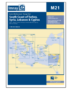 M21 South Coast of Turkey, Syria, Lebanon & Cyprus (Imray Chart)