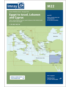 M22 Egypt to Israel, Lebanon and Cyprus (Imray Chart)