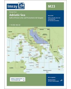 M23 Adriatic Sea Passage Chart (Imray Chart)