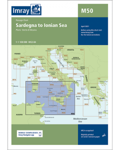 M50 Sardegna to Ionian Sea (Imray Chart)