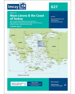 G27 Nísos Lésvos & the Coast of Turkey (Imray Chart)