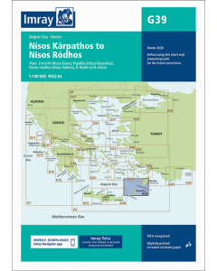 G39 Nísos Kárpathos to Nísos Ródhos (Imray Chart)