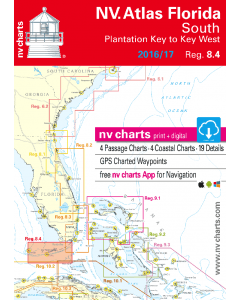 NV-Charts Reg. 8.4: Florida, South, Plantation Key to Key West